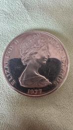 ELIZABETH II COOK ISLANDS 1977 zilver, Verzenden, Overige landen, Zilver