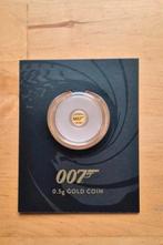 James Bond Gouden munt 0.5gr Gold coin, Ophalen of Verzenden, Munten