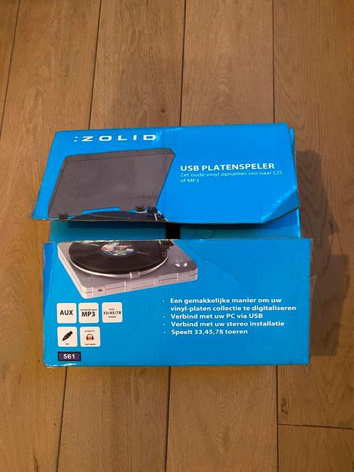 * Zolid USB platenspeler * NIEUW!, Audio, Tv en Foto, Platenspelers, Nieuw, Overige merken, Ophalen