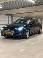 Audi A4 1.4 TFSI 3x S-Line S-Tronic 150PK 2017 Zwart, Auto's, Audi, A4, Zwart, Origineel Nederlands, 1395 cc