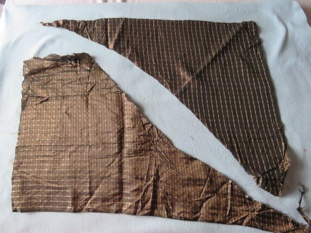 2 restlapjes vintage stof voor maar 1 euro #9, Hobby en Vrije tijd, Stoffen en Lappen, Nieuw, Polyester, 30 tot 120 cm, 30 tot 200 cm