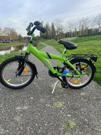 Mooie kinderfiets 16'' Yabber Alpina Groen Super staat!, Fietsen en Brommers, Ophalen, Alpina, Zo goed als nieuw, Handrem