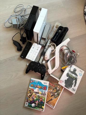 Nintendo Wii Compleet Pakket + Games beschikbaar voor biedingen