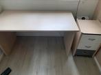 Bureau met ladeblok en stoel, Ophalen, Gebruikt, Bureau