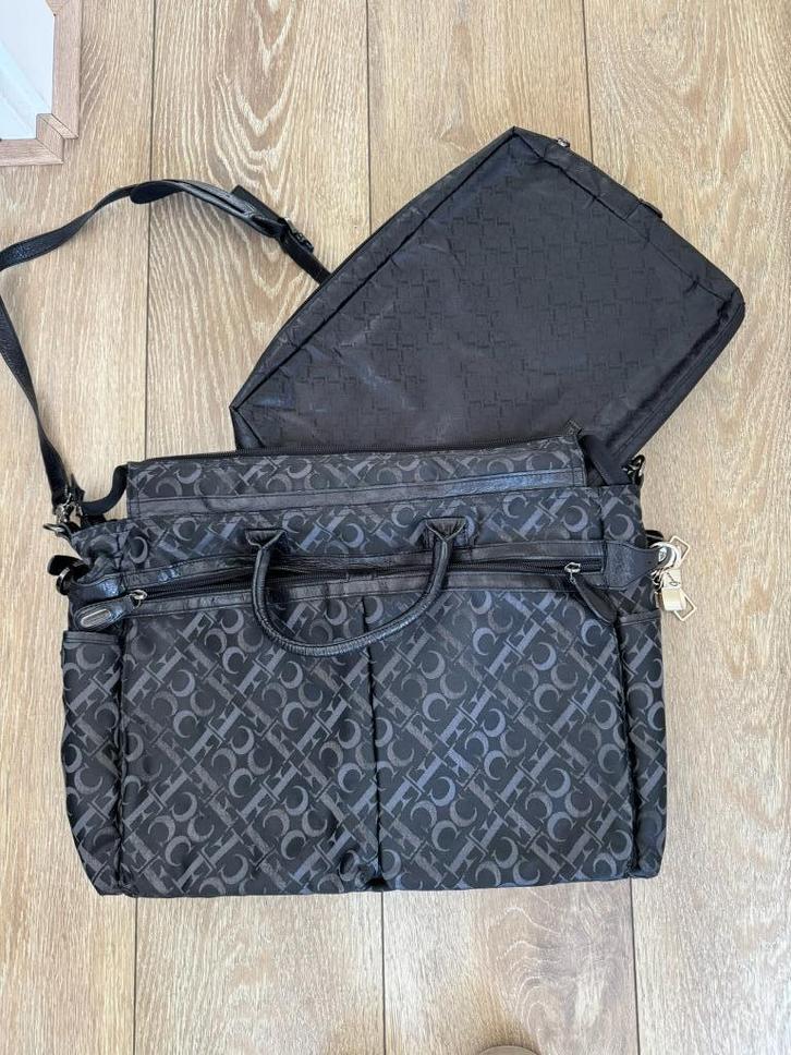 Claudio Ferrici laptoptas met originele beschermhoes, Computers en Software, Laptoptassen, Zo goed als nieuw, Schoudertas, 15 inch