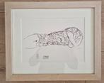 Geert Jan Jansen, gesigneerd, litho naar Gustav Klimt, Antiek en Kunst, Ophalen of Verzenden
