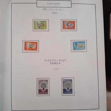 Suriname Postzegels - Postfris Album beschikbaar voor biedingen
