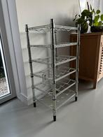 Groot Wijnrek staal 24 flessen, Huis en Inrichting, Kasten | Stellingkasten, Ophalen, Gebruikt