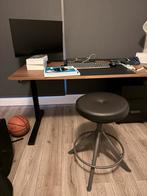 Bureau kruk, Ophalen, Zo goed als nieuw, Zwart, Bureaukruk
