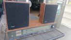Vintage Grundig RTV 501 Radio met Philips Speakers, Ophalen of Verzenden