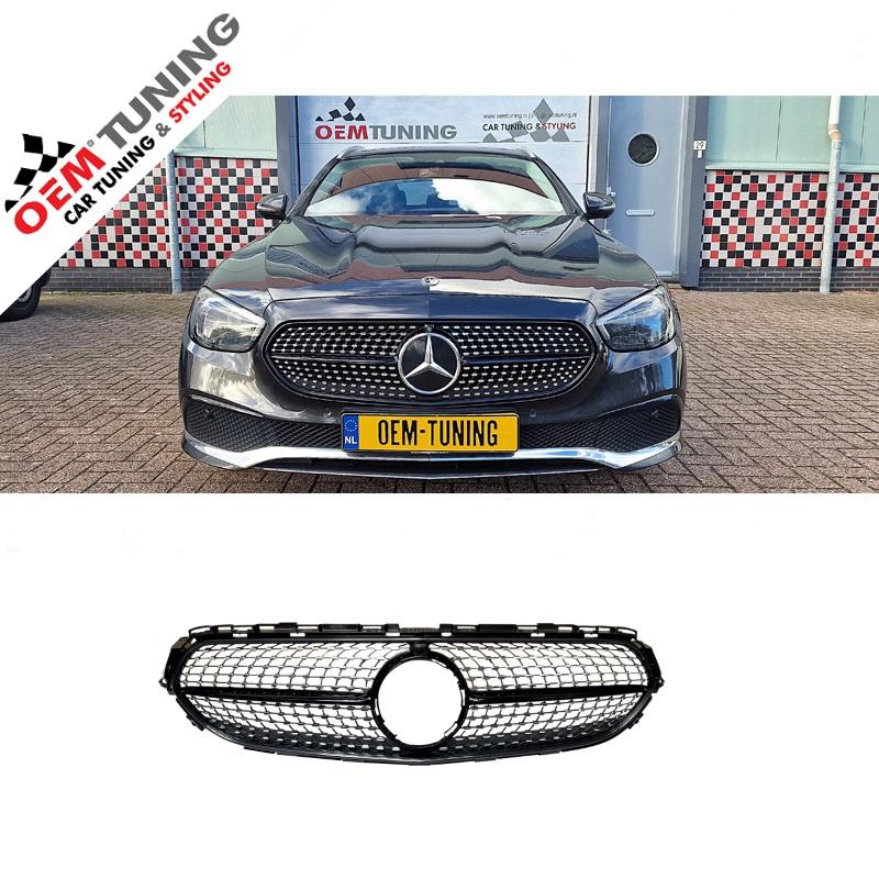 E-Class W213 | Black Diamond GRILLE | 2020-2023 | camera | S