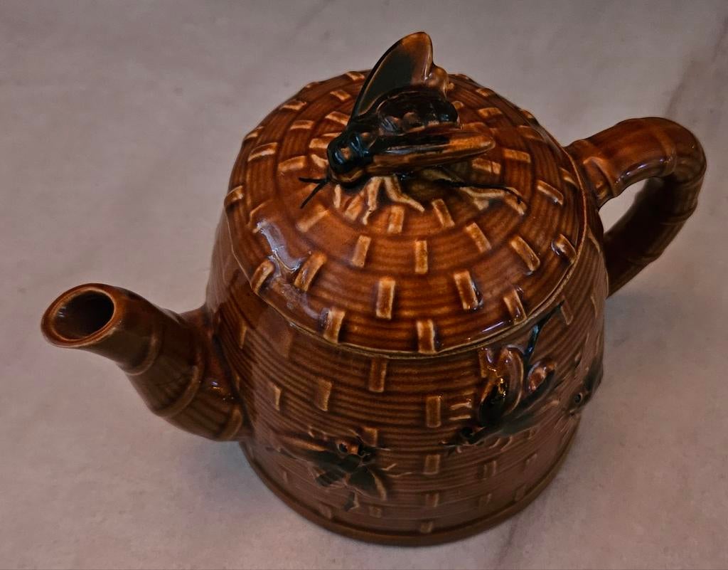 Bijenkorf bijen theepot soort van 3/4d effect vintage mooi, Ophalen, Insect, Overige typen