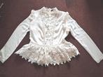 Wit kanten blouse., Overige typen, Wit, Ophalen of Verzenden, Zo goed als nieuw
