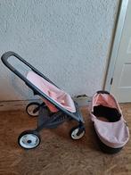 Poppenwagen met reiswieg smoby roze, Ophalen, Gebruikt, Overige typen