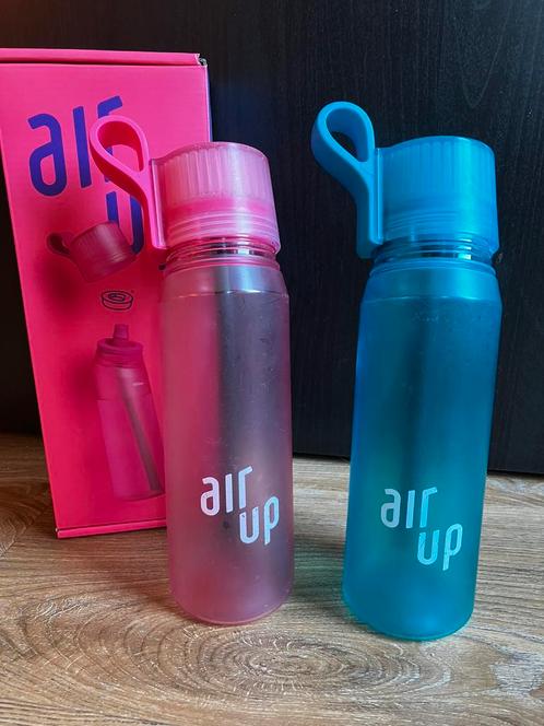 2 x air up. Roze air up incl doos en blauwe air up, Sport en Fitness, Bidons, Gebruikt, Ophalen of Verzenden