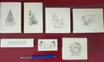 7 stuks Mariette Verhees Kerst Stempels - Art Stemps Nieuw, Ophalen of Verzenden, Nieuw, Houten stempel
