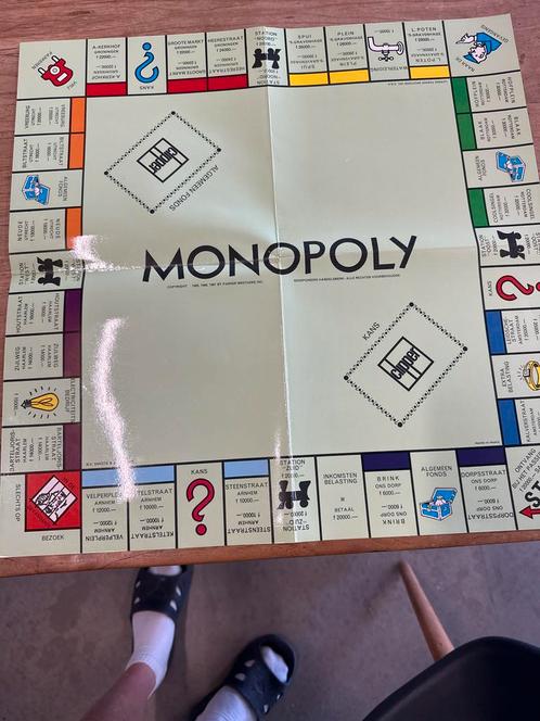 Vintage Monopoly Bordspel, Hobby en Vrije tijd, Gezelschapsspellen | Bordspellen, Gebruikt, Drie of vier spelers, Ophalen of Verzenden