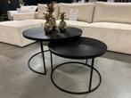Richmond salontafel set bolder 2 delig NIEUW IN DOOS, Ophalen, Nieuw, Rond, Minder dan 50 cm