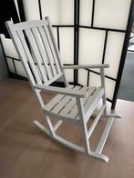 Witte schommelstoel, Kinderen en Baby's, Kinderkamer | Tafels en Stoelen, Ophalen, Gebruikt, Stoel(en)