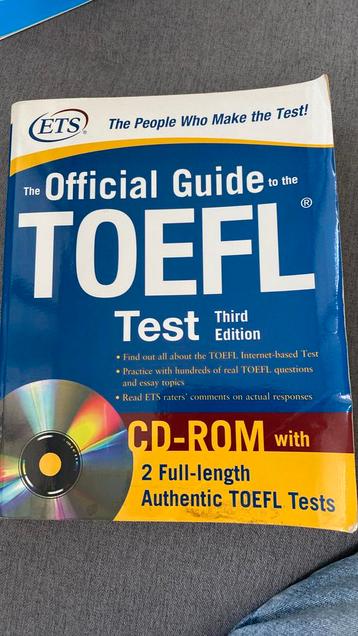 Official Guide to the TOEFL iBT with CD-ROM 3e beschikbaar voor biedingen