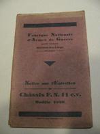 FN 11 cv Owner’s manual 1930, Ophalen of Verzenden
