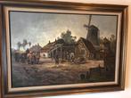 Klassiek schilderij van Dijk, Antiek en Kunst, Kunst | Schilderijen | Klassiek, Ophalen