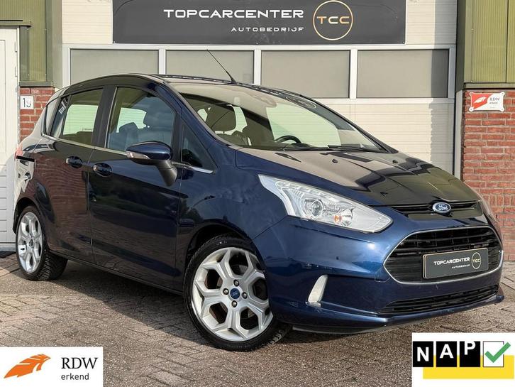 Ford B-Max 1.0 EcoBoost Titanium/AIRCO/TREKH/PARKS/APK/NAP, Auto's, Ford, Bedrijf, Te koop, B-Max, ABS, Airbags, Airconditioning