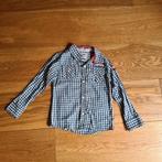 Blauw wit ruitjes blouse van Retour Jeans size 4 (maat 104), Ophalen of Verzenden, Gebruikt, Jongen, Overhemd of Blouse
