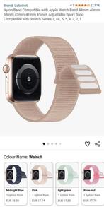 Nieuw Apple watch bandje, Ophalen of Verzenden, Nieuw, Zwart, IOS