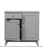 Wandkast WOOOD  Lily Grijs / grijsgroen - 98x93x55 cm, Huis en Inrichting, Kasten | Dressoirs, Ophalen, Overige materialen, Nieuw