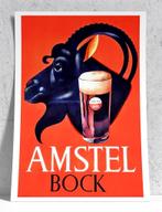 Amstel BOKBIER Bar Cafe Bier Affiche Poster, Verzamelen, Verzenden, Nieuw, Reclamebord, Plaat of Schild, Amstel
