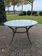 OPHALEN IN WESTERBORK ronde tuintafel, Tuin en Terras, Tuintafels, Ophalen, Gebruikt, Rond, Aluminium