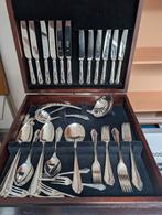 Verzilverd Bestek 12 Personen, Antiek en Kunst, Antiek | Bestek, Ophalen of Verzenden