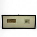 Johan Hemkes (1894-1988) 4x, Antiek en Kunst, Kunst | Etsen en Gravures, Ophalen of Verzenden