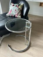 Eileen Gray E1027 Adjustable Table bijzettafel origineel, Ophalen, Minder dan 55 cm, Metaal of Aluminium, Rond