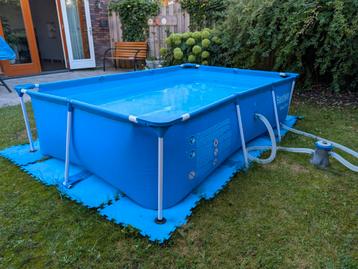 Bestway zwembad 2,59x1,7x0,61m incl pomp en accessoires  beschikbaar voor biedingen