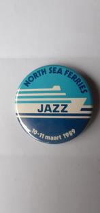 Button van North Sea Ferries  10 en 11 maart 1989 7,5cm goed, Verzamelen, Ophalen of Verzenden, Nieuw, Overige onderwerpen, Button
