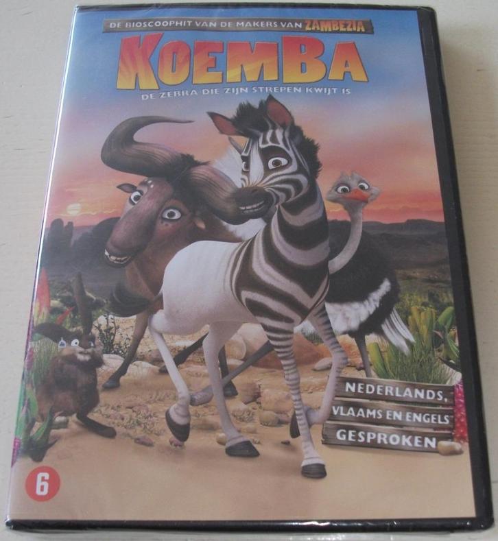 Dvd *** KOEMBA *** Zebra die zijn Strepen kwijt is *NIEUW*, Cd's en Dvd's, Dvd's | Kinderen en Jeugd, Nieuw in verpakking, Film