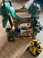 Aapjeskooi van Fimo Klei - Handgemaakt, Ophalen of Verzenden, Zo goed als nieuw, Kunststof, Dierenbeeld