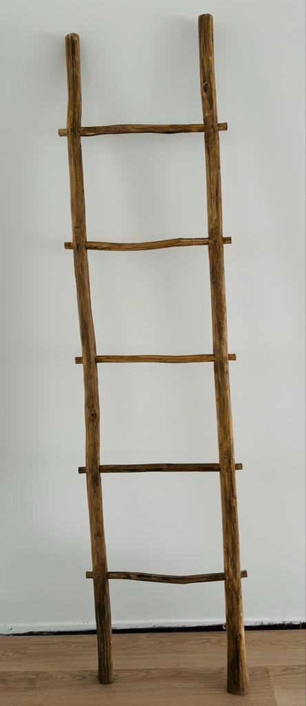 Decoratieve Houten Ladder, Huis en Inrichting, Woonaccessoires | Overige, Zo goed als nieuw, Ophalen