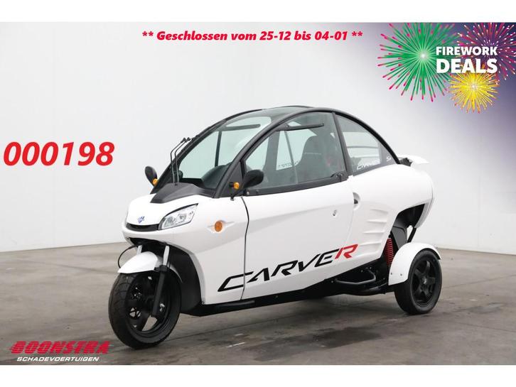 Carver S+ 7.1 kWh 80 km/h BY 2023 8 km! (automaat), Auto's, Overige Auto's, Bedrijf, Te koop, Bluetooth, Radio, Elektrisch, Hatchback