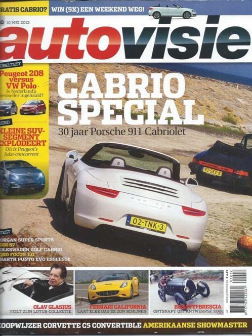 Autovisie 10 2012: Porsche 911 Cabrio - Tesla Model X - Audi, Boeken, Auto's | Folders en Tijdschriften, Gelezen, Algemeen, Ophalen of Verzenden