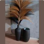 Vazen met grote pluimen, Huis en Inrichting, Woonaccessoires | Kunstplanten en Kunstbloemen, Ophalen, Zo goed als nieuw