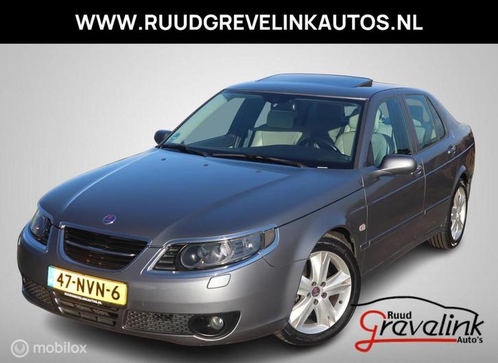 Saab 9-5 2.3 Turbo 260 PK AUTOMAAT Aero Navi Leer Stoelverwa, Auto's, Saab, Bedrijf, Te koop, Saab 9-5, ABS, Achteruitrijcamera