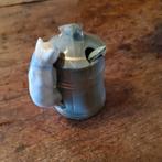 vintage mosterdpotje met poes, Ophalen of Verzenden