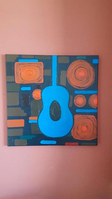Artwork painting 50x50 cm Acrylic pant on canvas beschikbaar voor biedingen