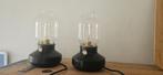 Set van 2 Nachtlampjes - 25x15cm, Ophalen, Zo goed als nieuw, Glas, Minder dan 100 cm