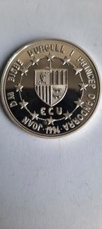 Andorra 5 Ecu Zilveren munt 1994, Postzegels en Munten, Munten | Europa | Niet-Euromunten, Zilver, Verzenden
