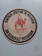 Jenever etiket van Booker Rotterdam, Ophalen of Verzenden, Zo goed als nieuw, Overige merken