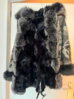 Winter jas parka vos bont, Kleding | Dames, Brandloos, Zwart, Nieuw, Ophalen of Verzenden